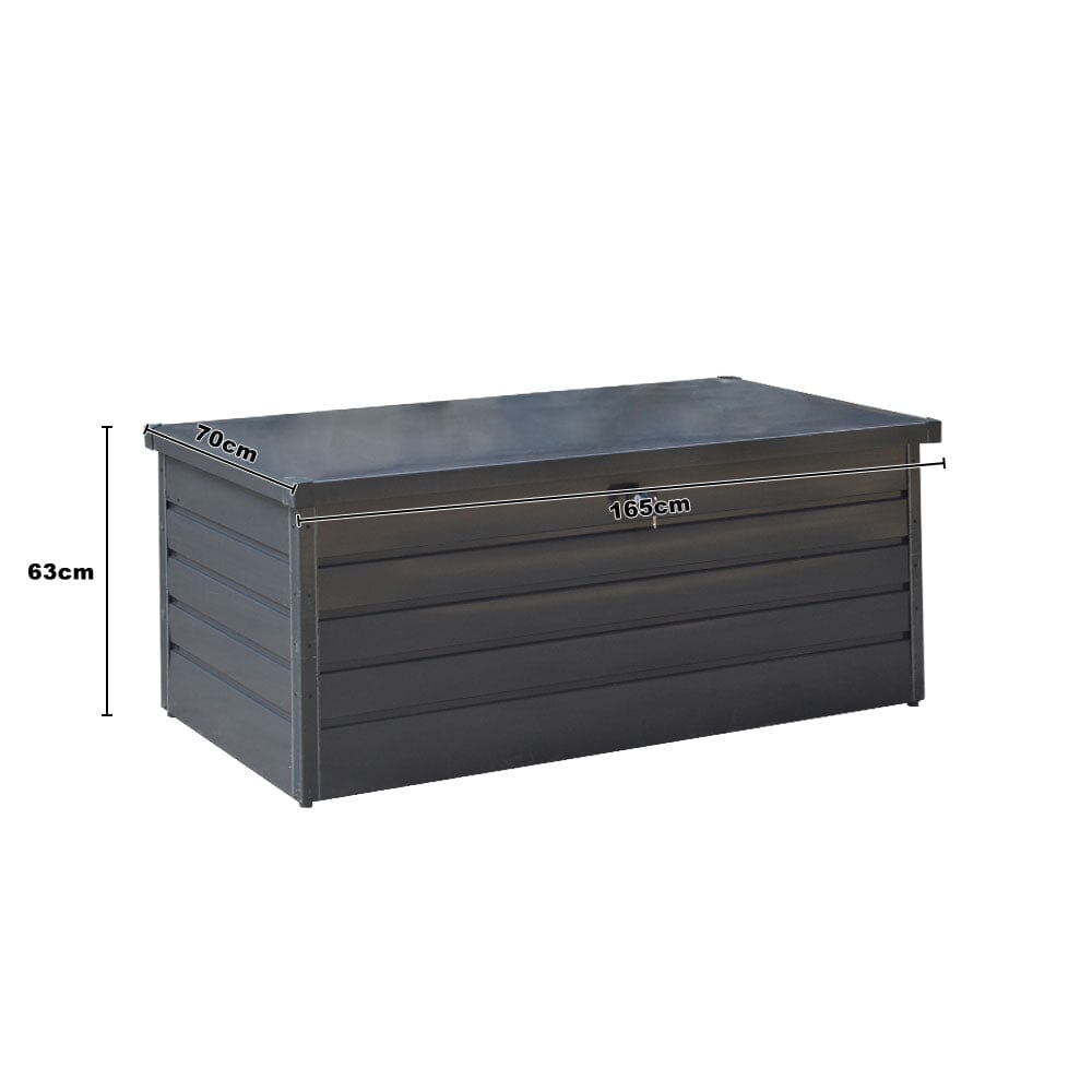 200L/600L Metal Lockable Waterproof Garden Storage Box