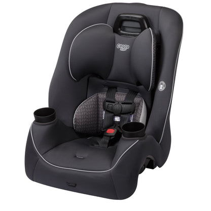 Cosco Kids Easy Elite Slim All In One Convertible Car Seat Grey Glyphs - Extended Use From Newborn To 100 Pound