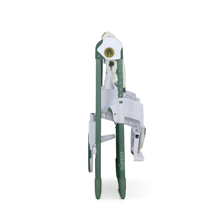 Cosatto Pip 0 Plus Highchair - 7 Height Levels And Two Dishwasher Safe Trays For Easy Mealtimes