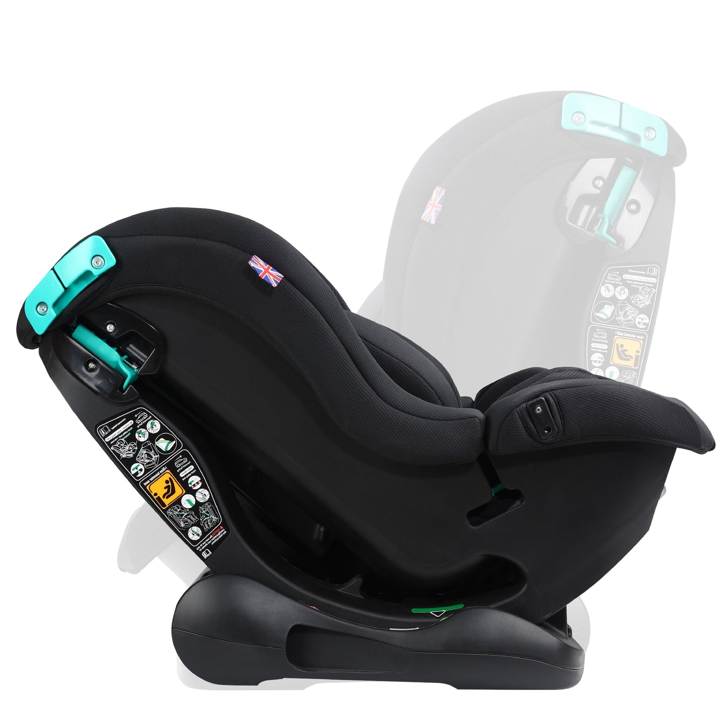 Fitzroy+ i-Size - All In One 40–150cm Child Car Seat From Birth To 12 Years, ECE R129 Certified
