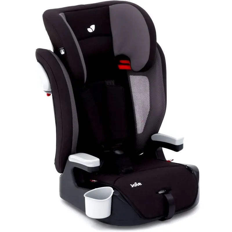 Joie Elevate Group 1 2 3 High Back Booster Car Seat Two Tone Black - Three Seats In One From 9Kg To 36Kg