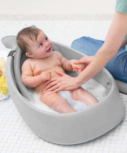 Moby 3 Stage Baby Bath - Grows With Baby Through Three Stages For Full Body Or Seated Support