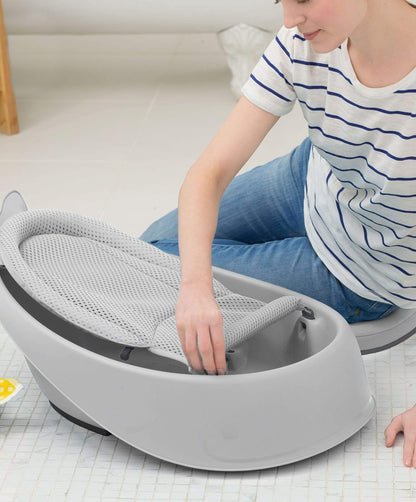 Moby 3 Stage Baby Bath - Grows With Baby Through Three Stages For Full Body Or Seated Support