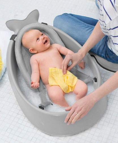 Moby 3 Stage Baby Bath - Grows With Baby Through Three Stages For Full Body Or Seated Support