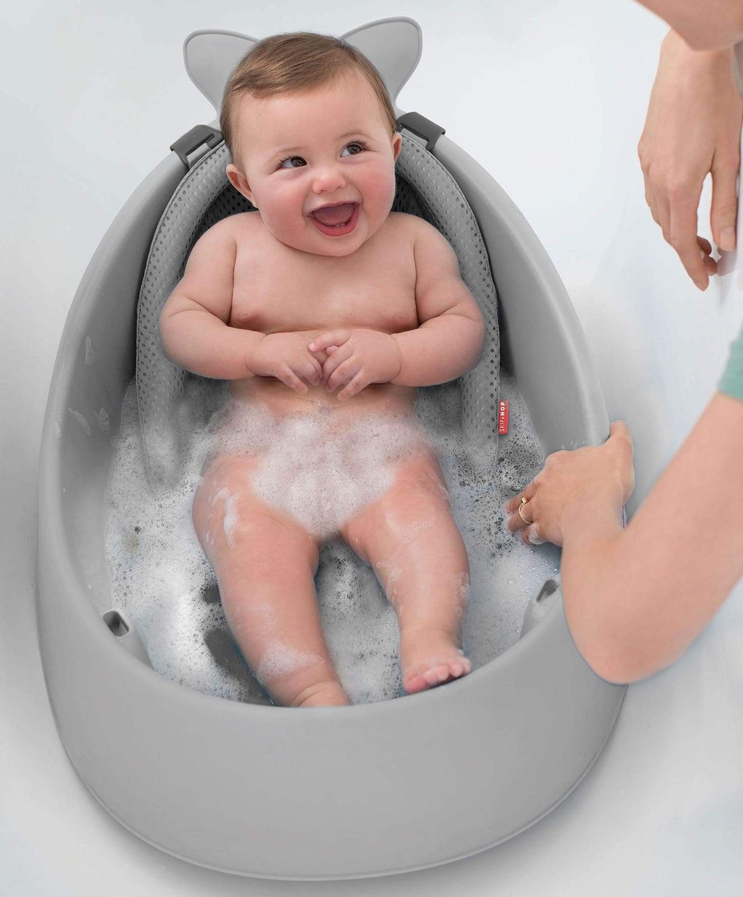 Moby 3 Stage Baby Bath - Grows With Baby Through Three Stages For Full Body Or Seated Support
